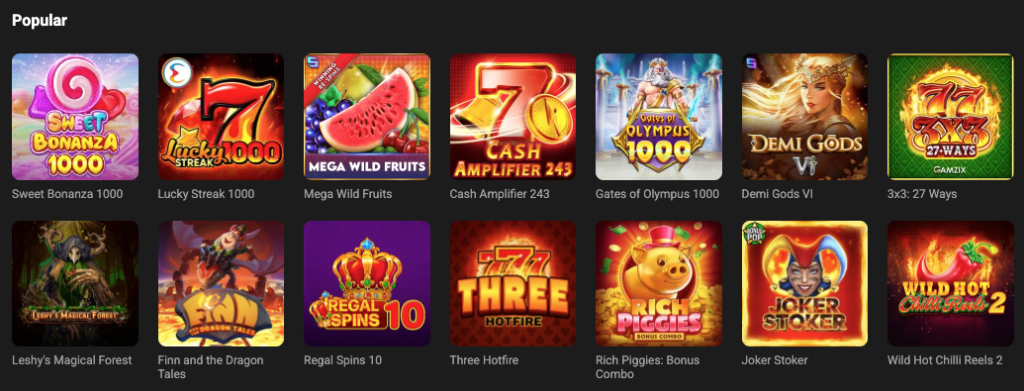 GGBET Casino Slotimängud