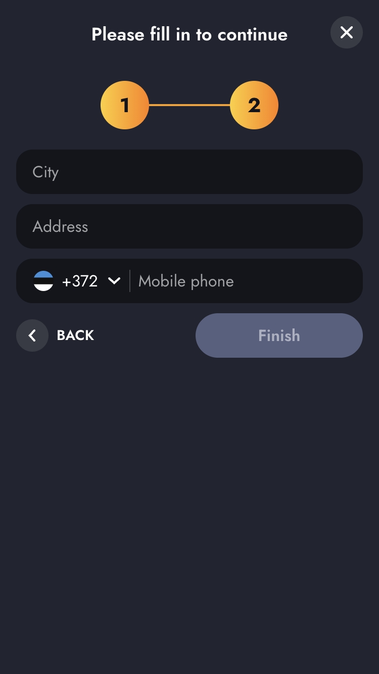 Martini registreerimise samm 3