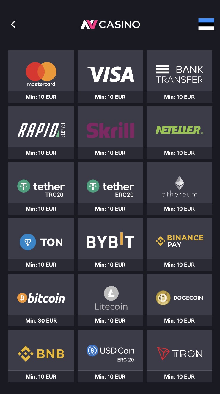 NV kasiinos registreerumine 4