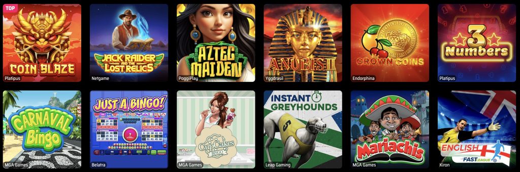 Slots Vader kasiino mängud