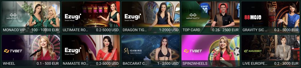 SpinBetter Live-kasiino