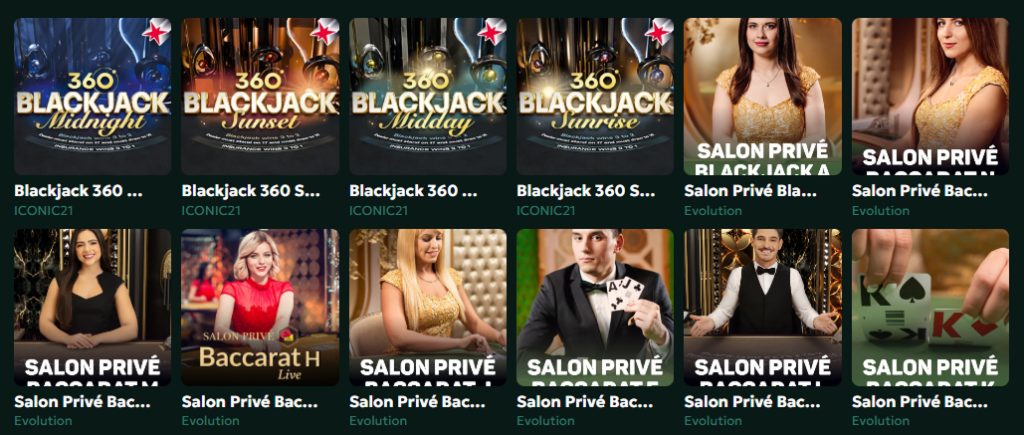 AllStar kasiino live-mängude