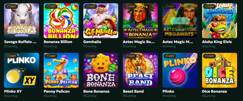 AllStar kasiino mängud