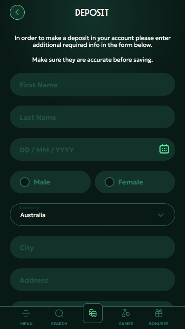 AllStar kasiinos registreerumine neljas samm