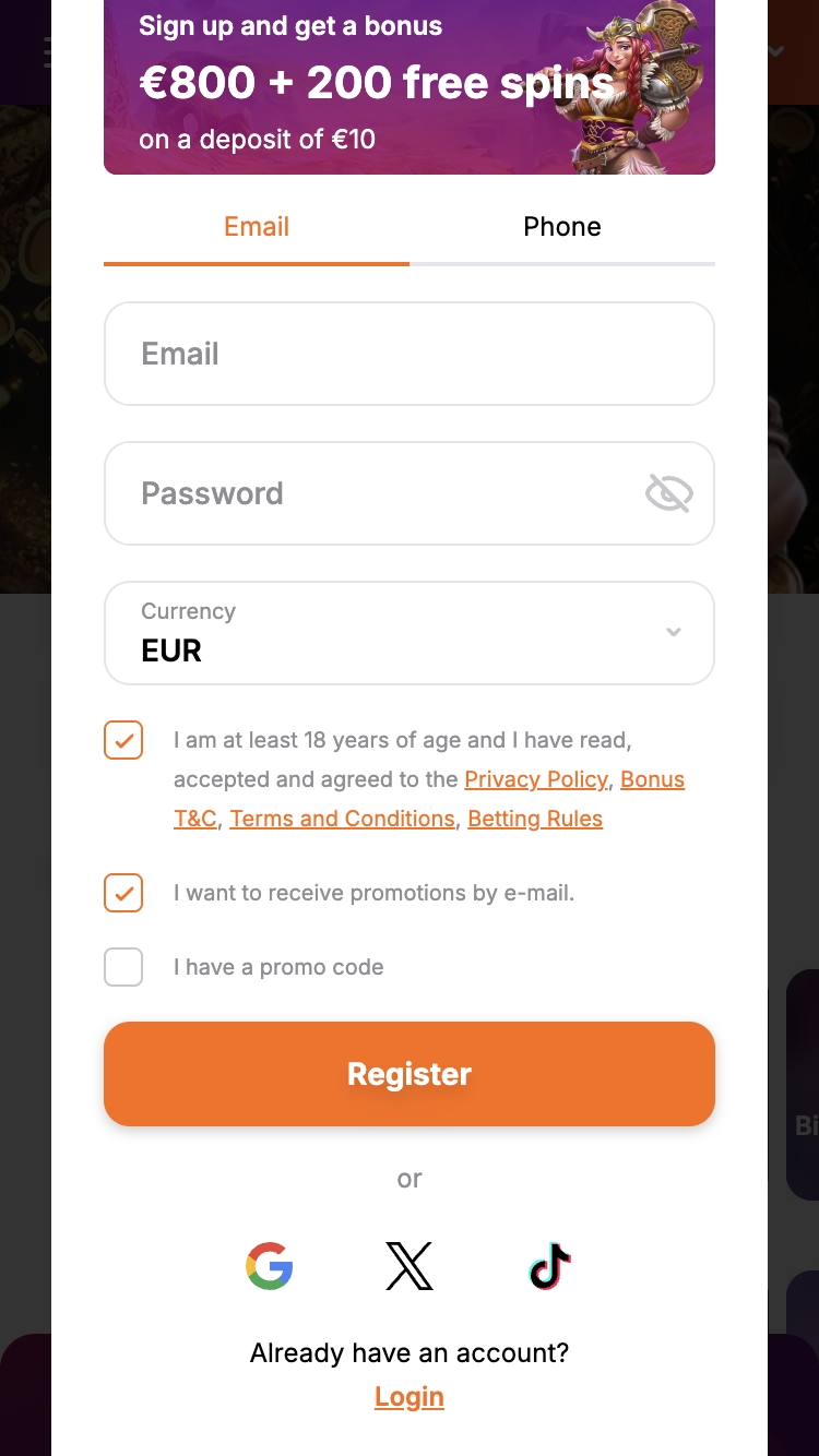 HitnSpin kasiinos registreerumine 2