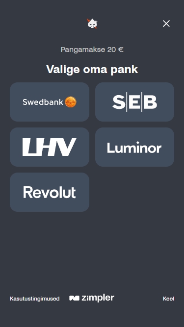 Ninja Casino registreerimise 3. samm