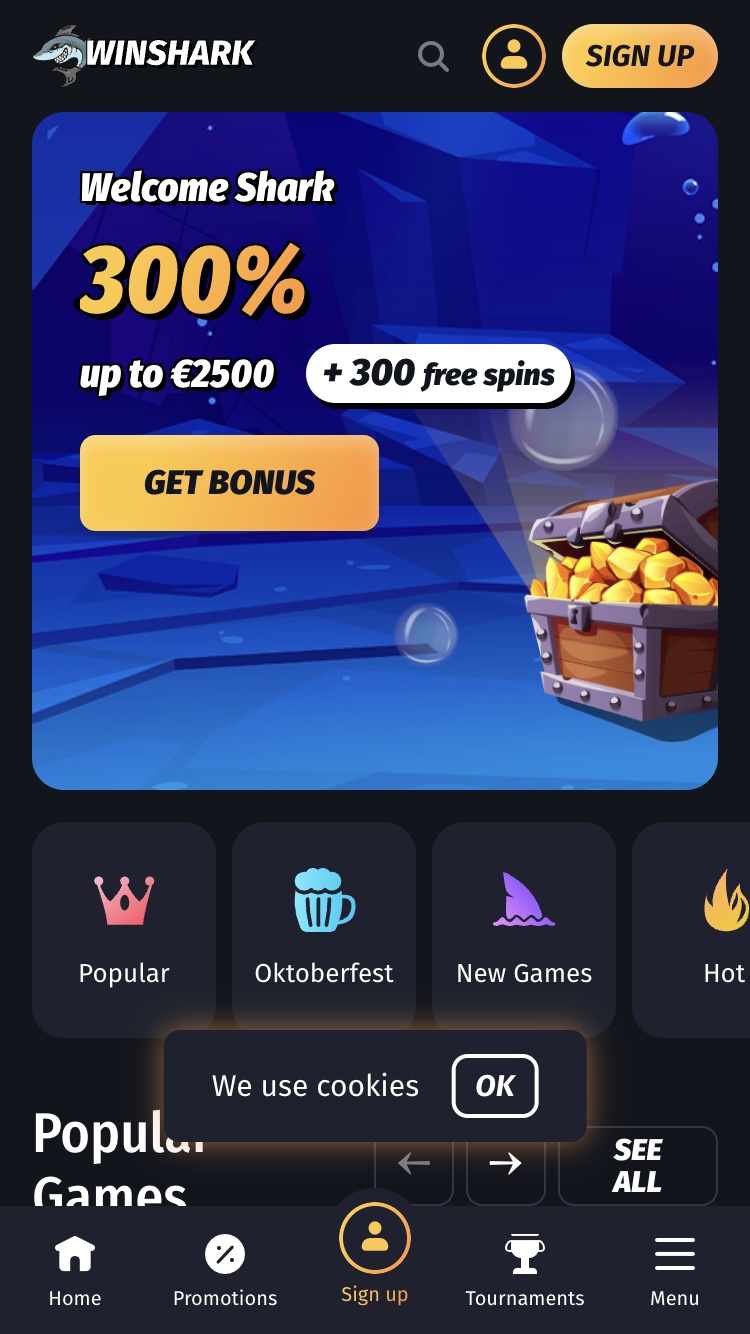 Winshark kasiino registreerida samm_1