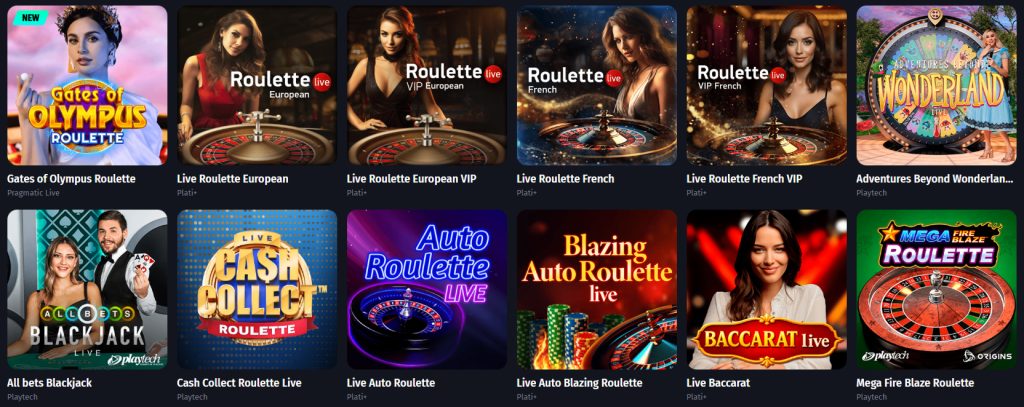 Winshark live-kasiino